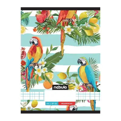 Füzet kockás NEBULO A/4 32 lapos 87-32 L-Design 12 darabos