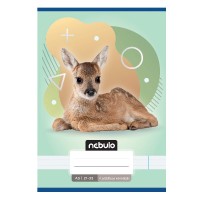 Füzet vonalas NEBULO A/5 32 lapos 21-32 4-8. osztályos Állatok 16 darabos