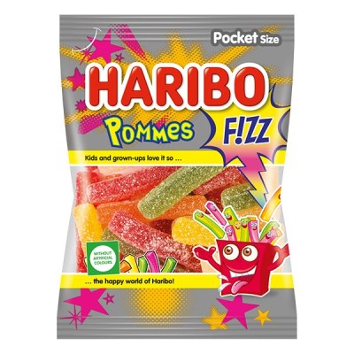 Gumicukor HARIBO Saure Pommes 100g