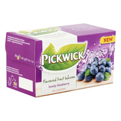 Gyümölcstea PICKWICK Fruit Fusion fekete áfonya 20 filter/doboz