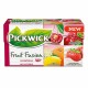 Gyümölcstea PICKWICK Fruit Fusion piros variációk cseresznye-áfonya-eper-citrus-bodza-krémes eper 20 filter/doboz