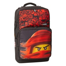 Hátizsák szett LEGO Ninjago Johansen 2 részes tornazsákkal piros