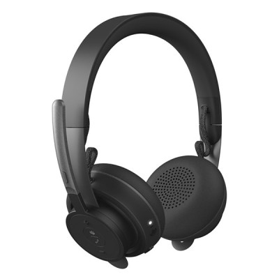 Headset vezeték nélküli LOGITECH MSFT Zone 2,4 Ghz/USB grafitszürke