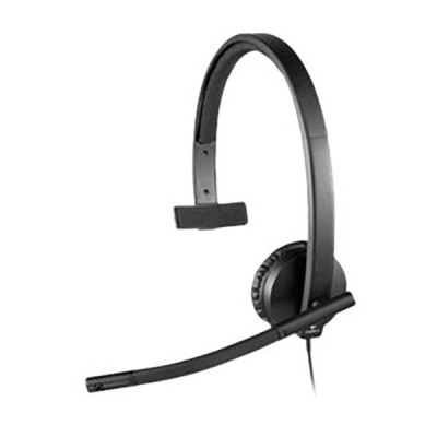 Headset vezetékes LOGITECH H570E Mono USB fekete