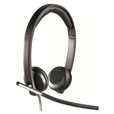 Headset vezetékes LOGITECH H650E Stereo USB fekete