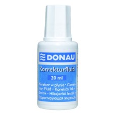 Hibajavító folyadék DONAU ecsetes oldószeres 20 ml