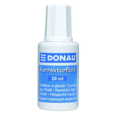 Hibajavító folyadék DONAU ecsetes oldószeres 20 ml