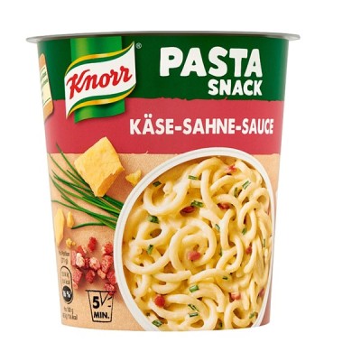 Instant tészta KNORR Snack Sajtos-tejszínes szósz 71g