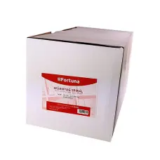 Iratspirál műanyag FORTUNA 28mm 201-240 lap fehér 50/dob