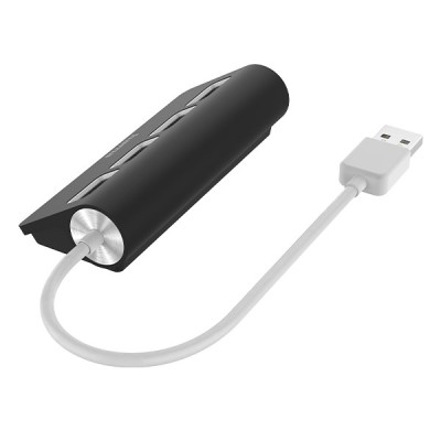 Kábel elosztó HAMA USB 2.0 + 4xUSB 2.0 fekete