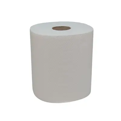 Kéztörlő tekercses KATRIN Plus M2 19 cm 391 lap 2 rétegű 100% cell hófehér 6 tekercs/csomag