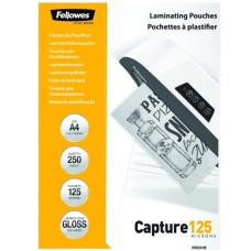 Lamináló fólia FELLOWES A/4 125 mikron fényes 250/csom