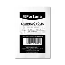 Lamináló fólia FORTUNA 65x95mm 125 mikron fényes 100/dob