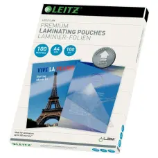 Lamináló fólia LEITZ A/4 100 mikron 100 íves fényes
