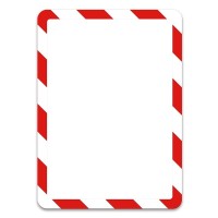 Mágneses tasak DJOIS Magneto biztonsági A/4 piros-fehér 2 darabos