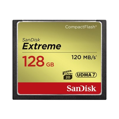 Memóriakártya SANDISK Extreme CompactFlash 128 GB