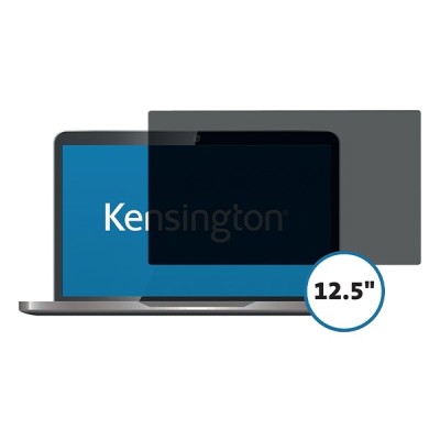 Monitorszűrő KENSINGTON betekintésvédelemmel kijelző szűrő 12.5" 16:9 laptopokhoz 2 irányú védelem kivehető