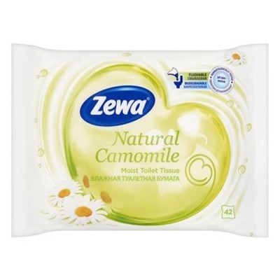 Nedves toalettpapír ZEWA Nature Camomile 42 darabos