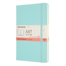 Notesz MOLESKINE Artbulnt 3B24 "L" pontozott kemény fedeles türkiz