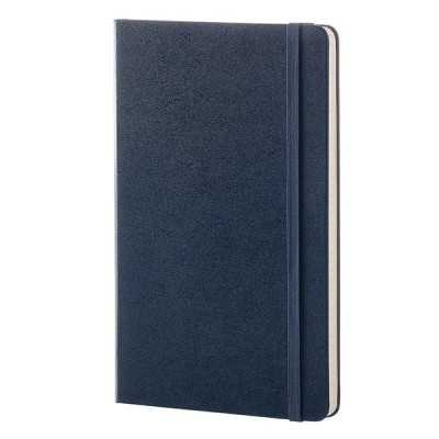 Notesz MOLESKINE QP060B20 "L" vonalas kemény fedeles zafírkék