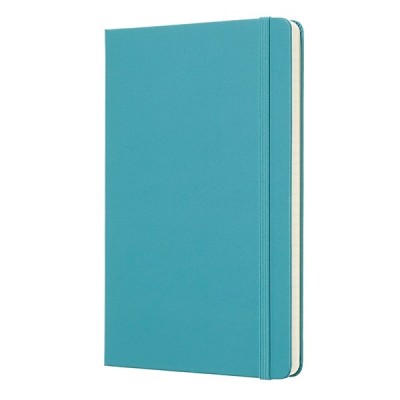 Notesz MOLESKINE QP060B35 "L" vonalas kemény fedeles hamukék