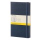 Notesz MOLESKINE QP061B20 "L" kockás kemény fedeles zafírkék