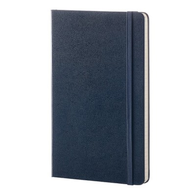 Notesz MOLESKINE QP062B20 "L" sima kemény fedeles zafírkék