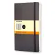 Notesz vonalas MOLESKINE QP611 "P" puhafedeles fekete