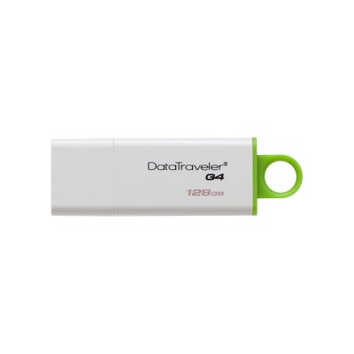 Pendrive KINGSTON DataTraveler G4 USB 3.0 128GB fehér-zöld