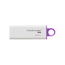 Pendrive KINGSTON DataTraveler G4 USB 3.0 64GB fehér-lila