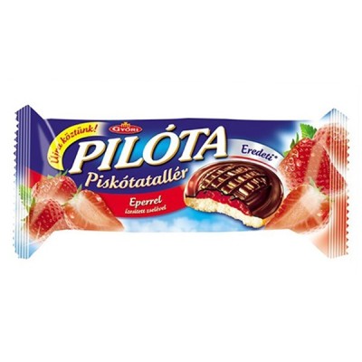 Piskótatallér PILÓTA epres 147 g