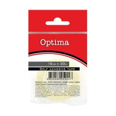 Ragasztószalag OPTIMA víztiszta 15mmx33m átlátszó