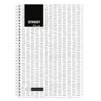 Spirálfüzet kockás STREET Pad A/4 100 lapos fehér