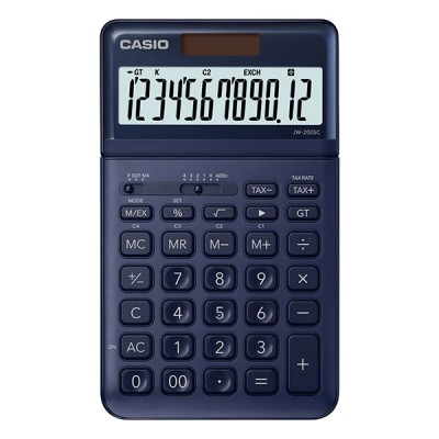 Számológép asztali CASIO JW 200 SC 12 digit sötétkék