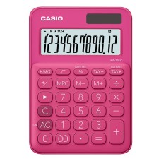 Számológép asztali CASIO MS 20 UC 12 digit piros