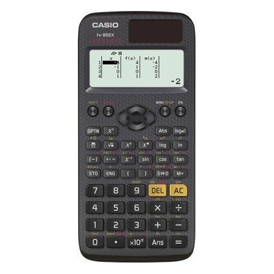 Számológép tudományos CASIO FX 85 EX 274 funkciós 4 soros 16 digites fekete