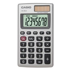 Számológép zseb CASIO HS 8 VA 8 digit ezüst