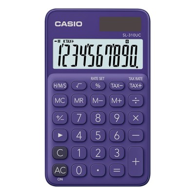 Számológép zseb CASIO SL 310 UC 10 digit lila