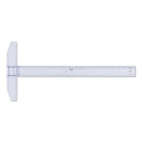 T-Vonalzó ARISTO fix fejjel 40 cm víztiszta