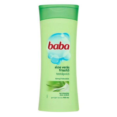 Testápoló BABA Frissítő Aloe Verás 400ml