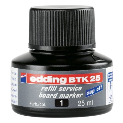 Tinta EDDING BTK25 táblamarkerhez 25 ml fekete