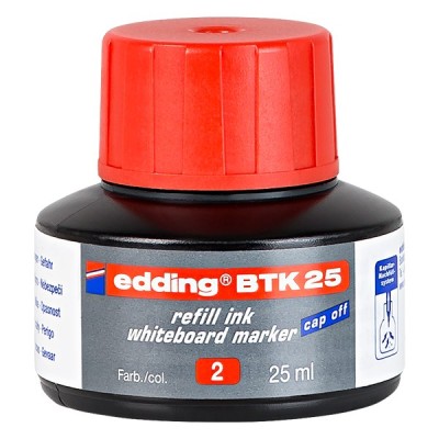 Tinta EDDING BTK25 táblamarkerhez 25 ml piros