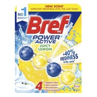 Toalett illatosító golyó BREF Power Aktiv Lemon 50 g