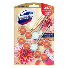 Toalett öblítő DOMESTOS Aroma Lux Dahlia Flower & Dragon Fruit 2x55g