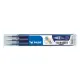 Tollbetét roller PILOT Frixion Clicker/Ball radírozható 0,25 mm tintakék 3 darabos
