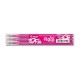 Tollbetét roller PILOT Frixion Clicker/Ball radírozható 0,35 mm rózsaszín 3 darabos