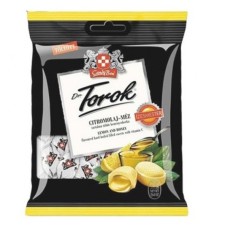 Töltött keménycukorka DR. TOROK citromolajjal és mézzel 75g